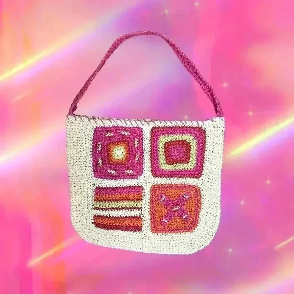 Vintage Hand Woven Shoulder Bag